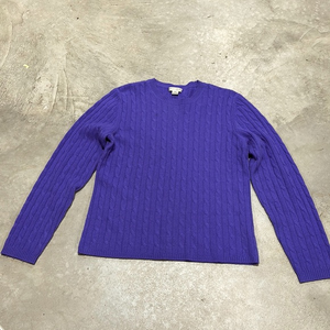 Purple light‎ weight sweater / Size M / Investments fine cashmere